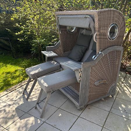 Eckernförde Im Bademantel An Den Strand Mit Terrasse מראה חיצוני תמונה
