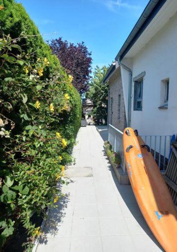 Eckernförde Im Bademantel An Den Strand Mit Terrasse מראה חיצוני תמונה