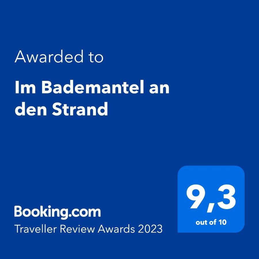 Eckernförde Im Bademantel An Den Strand Mit Terrasse מראה חיצוני תמונה